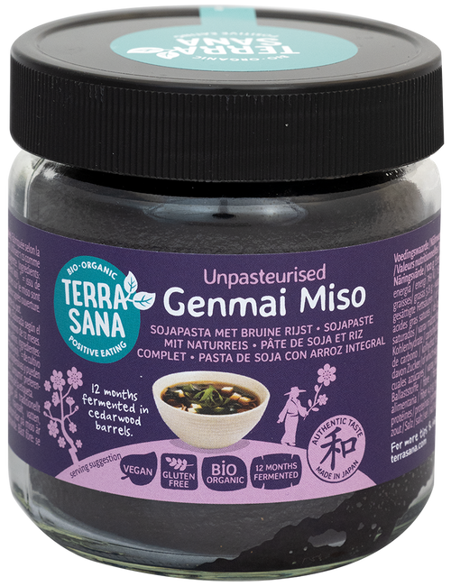 Miso Genmai sin pasteurizar 345g  TERRASANA 