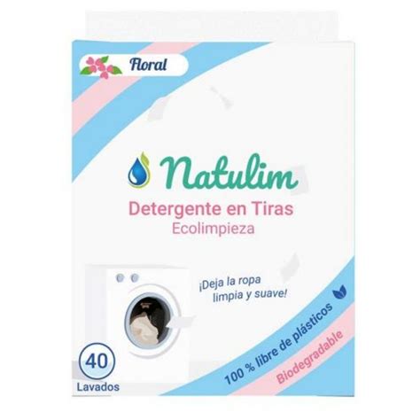 [07518] Detergente en tiras Floral 40lav Natulim