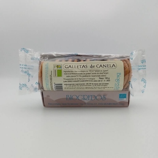 [07642] Galletas de canela 180gs BIOGREDOS