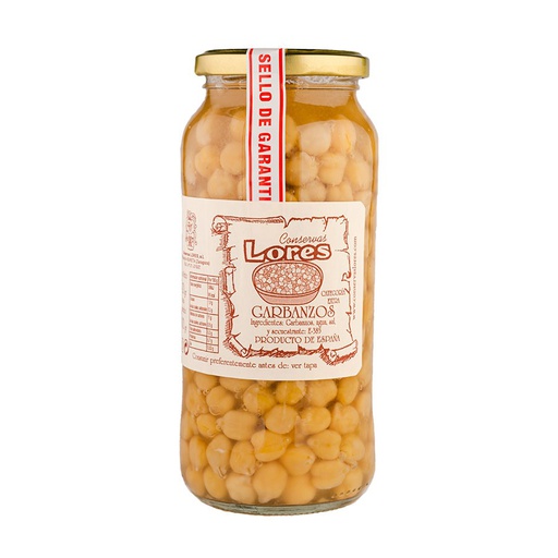 [07657] Garbanzos 540g CONSERVAS LORES
