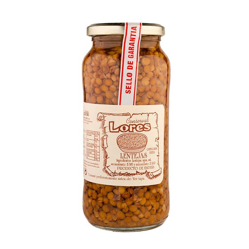 [07658] Lentejas 540g   CONSERVAS LORES