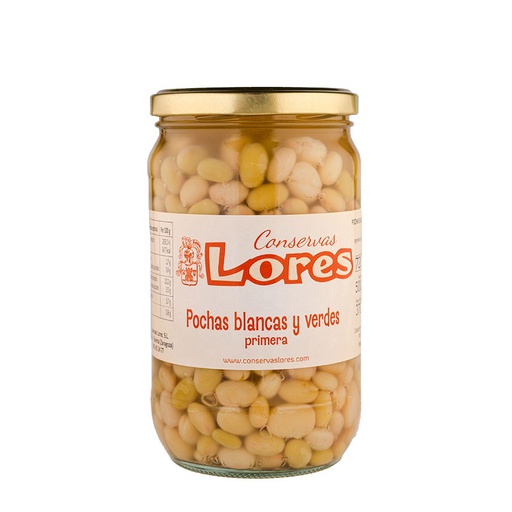 [07659] Alubias pochas 500g   CONSERVAS LORES