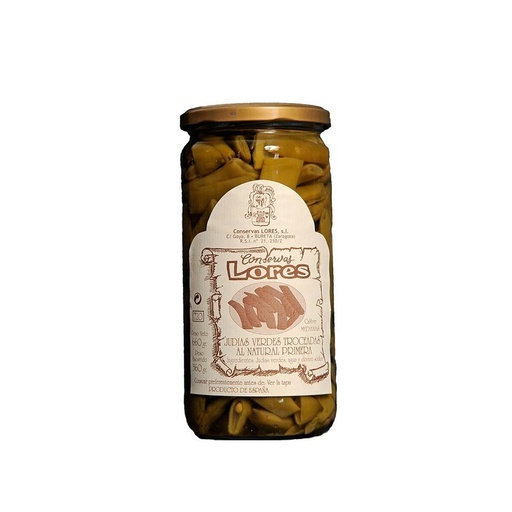 [07669] Judías verdes 660g CONSERVAS LORES