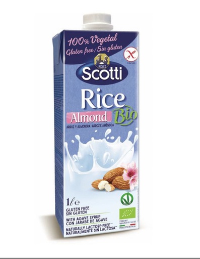 [2488] Bebida 100% vegetal arroz y almendra 1L SCOTTI