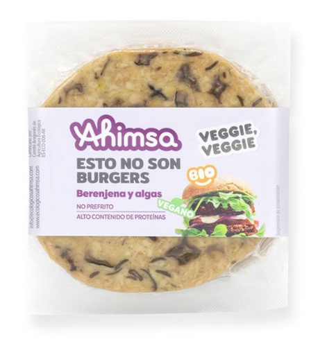 [1900] Burger vegetal algas y berenjenas 750g AHIMSA