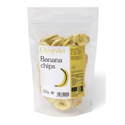 [2233] Chips banana 125g OLEANDER