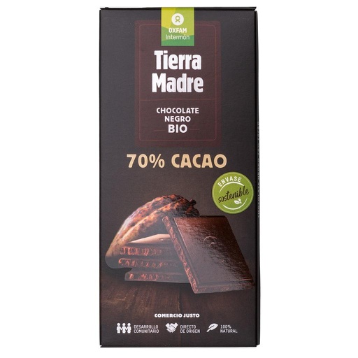 [335] Chocolate 70% negro bio 100g OXFAM