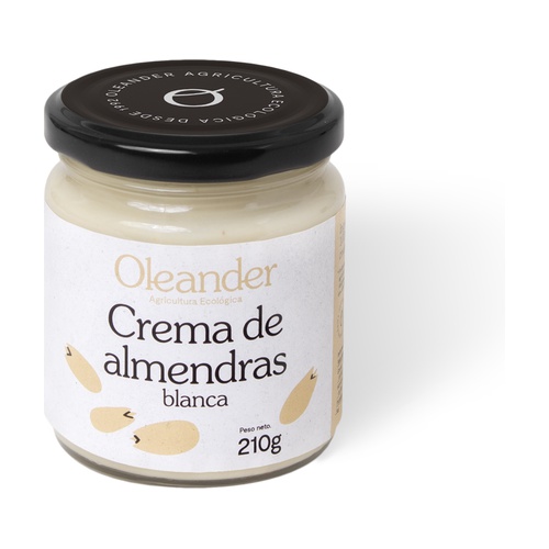 [2081] Crema almendra blanca 210g OLEANDER