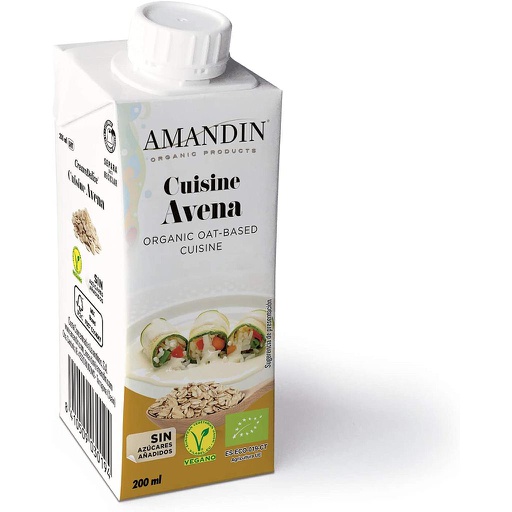 [5511] Crema cuisine avena 200ml AMANDIN