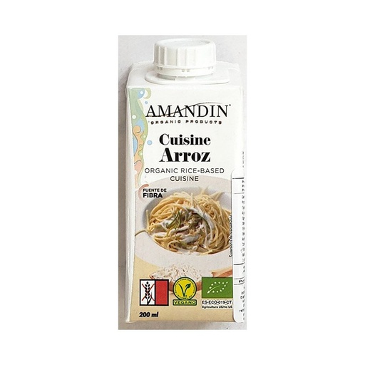 [1273] Crema cuisine Arroz 200ml AMANDIN