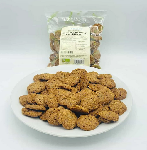 [2416] Galletas ecologicas x con chia 200g BIOGREDOS