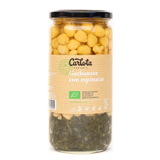 [1314] Garbanzos con espinacas 720g CARLOTA