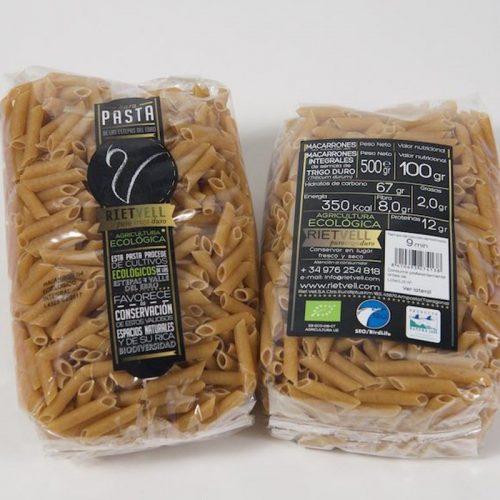 [1298] Macarrones integrales 500g RIET VELL