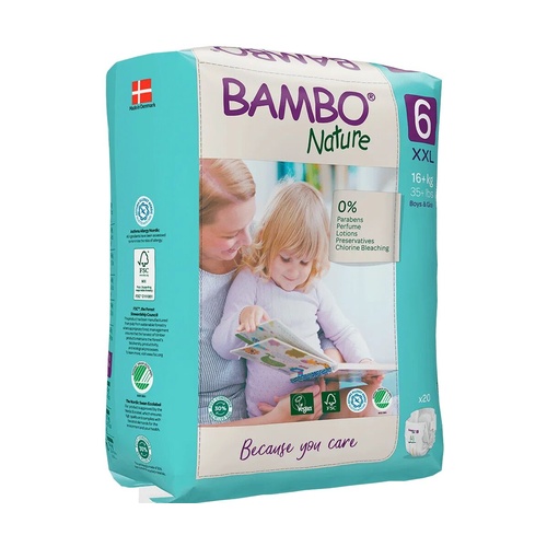 [2590] Pañal talla6 40uds. BAMBO