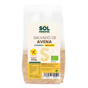 [2339] Salvado de Avena Sin Gluten 300g SOL NATURAL