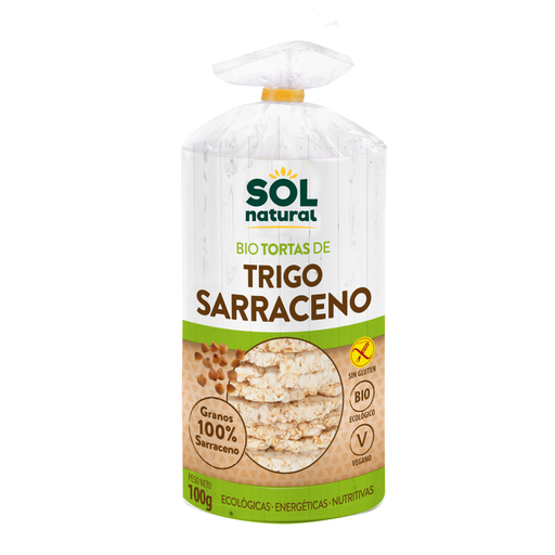 [1339] Tortas de trigo sarraceno 100g SOL NATURAL