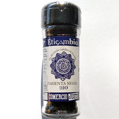 [3695] Pimienta negra grano 40g ETICAMBIO