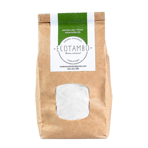 [754] Harina aragon 03 blanca 1Kg ECOTAMBO